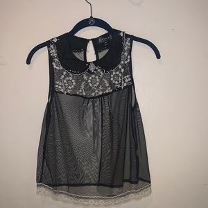 TOPSHOP: sheer top
